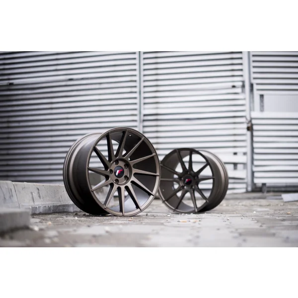 JR Wheels JR22 17x7 ET20-40 BLANK Matt Bronze
